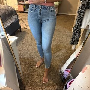Abercrombie Curve Love High Rise Skinny Jeans